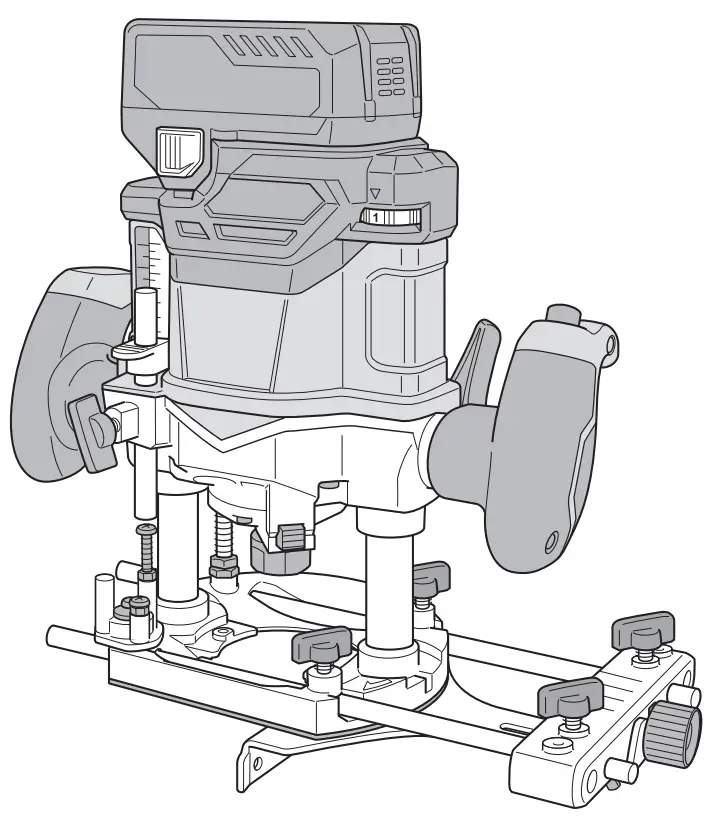 HiKOKI M3612DA 36V Cordless Multi-Volt Brushless Router