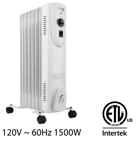 zokop SH 37 1500 Watt Electric Oil Filled Radiant Space Heater