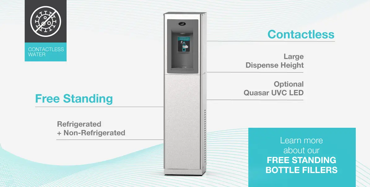 Oasis Free Standing Contactless Bottle Filler Installation Guide