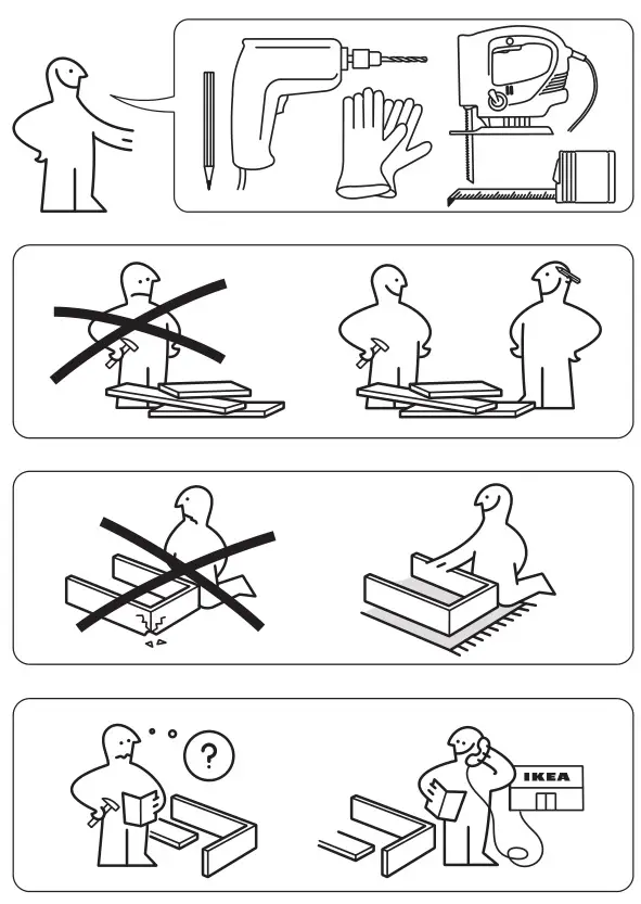 IKEA GRUNDAD Hob User Instruction 1