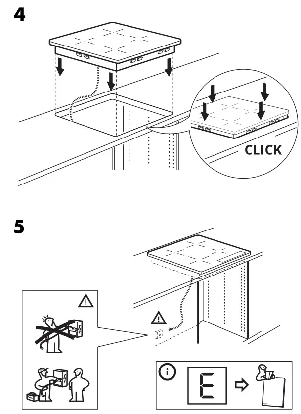 IKEA GRUNDAD Hob User Instruction 6