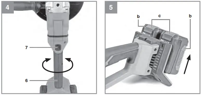 Einhell AXXIO 36230 Q Cordless Angle Grinder - FIG 3