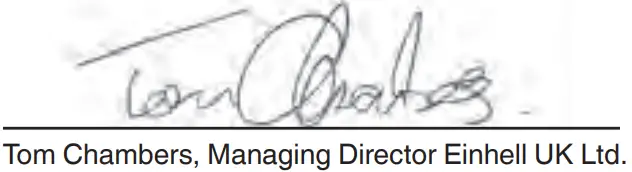 Einhell AXXIO 36230 Q Cordless Angle Grinder - SIGN 3