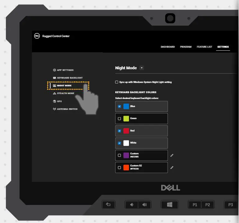 DELL Rugged Control Center 21