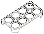 SHARP SJ BA20DMXIE EU 367 Liter NoFrost Refrigerator - FIG 4