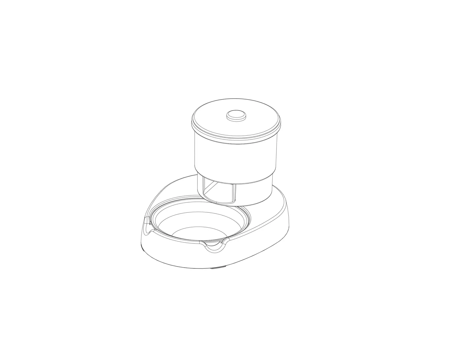 Shenzhen Top Technology Taf-w1 Automatic Feeder For Small Pets User Manual