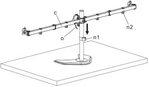 Install Arm to the Pole