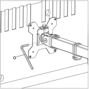 diagram, engineering drawingFix the Tilt Angle of Side and Center Monitors