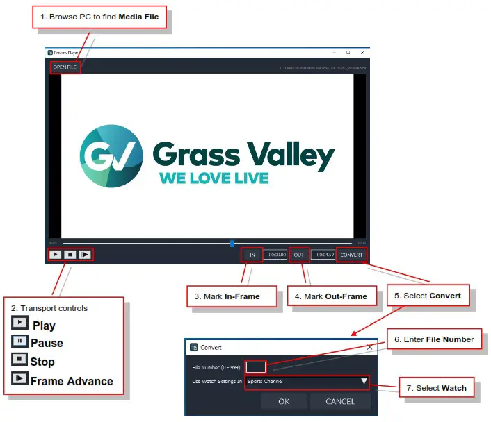 GV K Manager Pro Application Software - Clip Preview