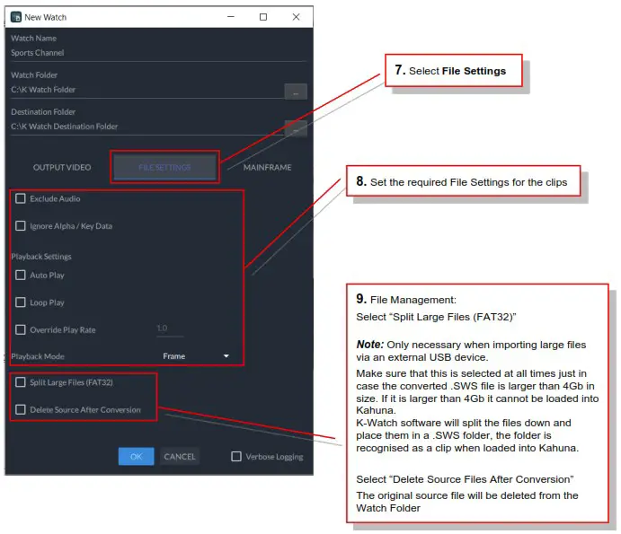 GV K Manager Pro Application Software - Quick Setup 3