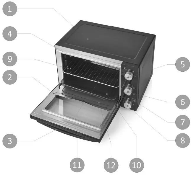 FLAMA 1528FL MINI OVEN - Overview