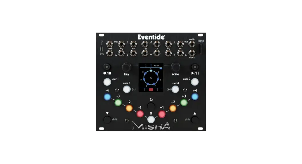 Eventide Misha Interval-based Instrument And Sequencer User Guide