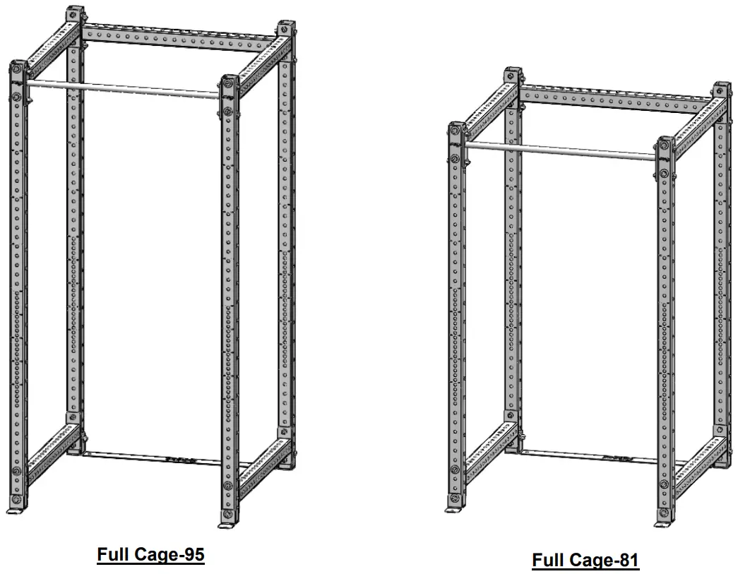 PRX PERFORMANCE Build Limitless® Full Cage Rack - fig