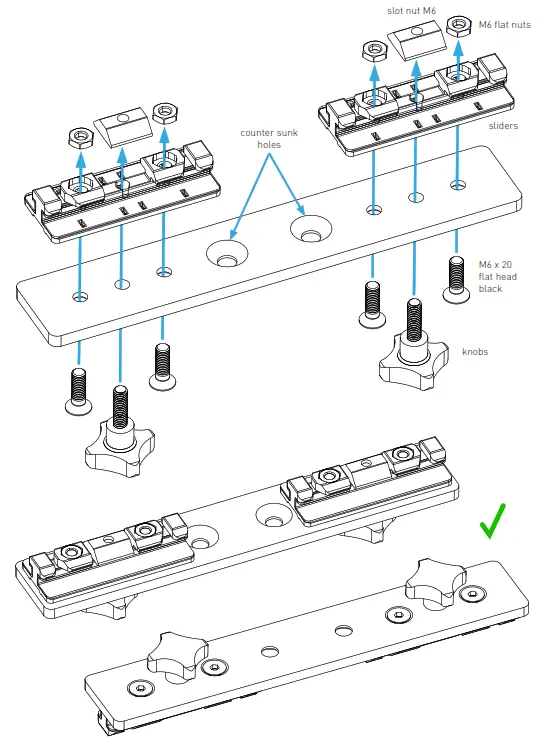 MONSTER 0401 Rail Mount Mouse - ASSEMBLY2