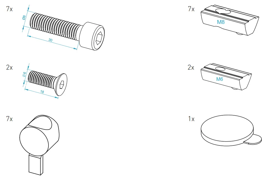 MONSTER 0401 Rail Mount Mouse - BAG 2