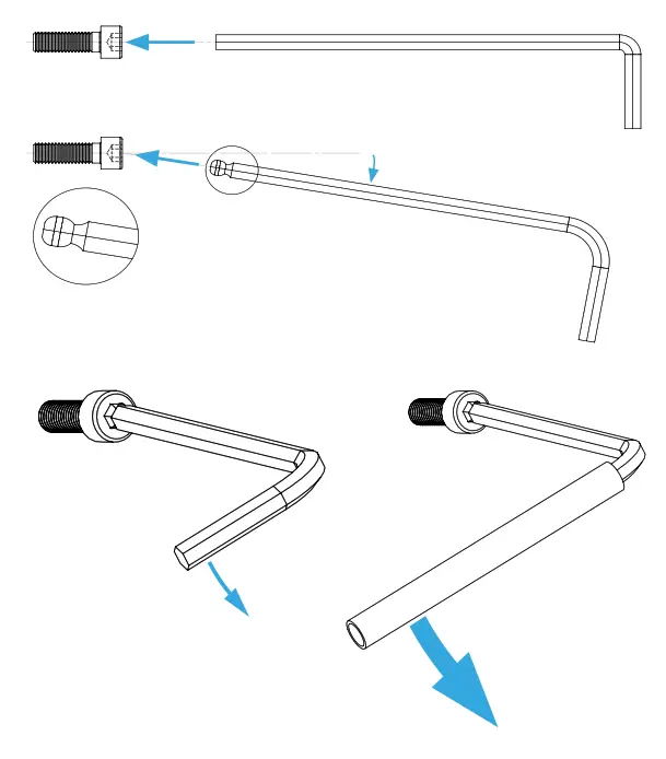 MONSTER 0401 Rail Mount Mouse - ITH BALL HEAD