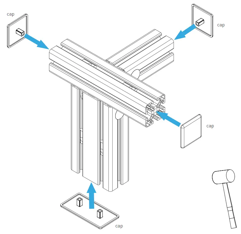 MONSTER 0401 Rail Mount Mouse - cap