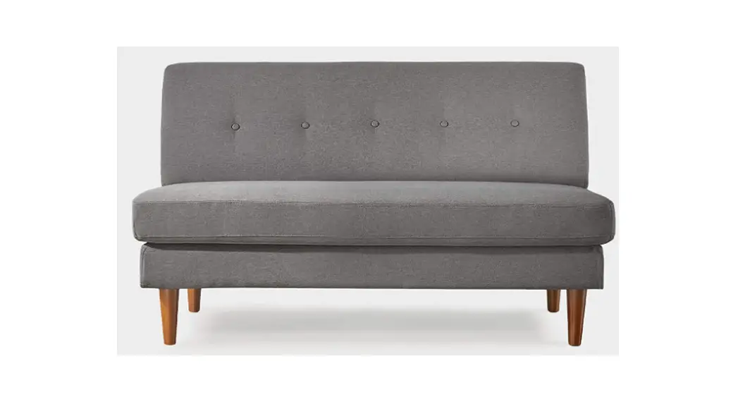 Mellow Hd-mlsf-ju-dg-ls Jules 29.9 In. Fabric 2-seater Modern Armless Loveseat Instruction Manual