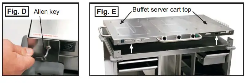 Cadco-CBC-HHHH-L1-Chestnut-MobileServ-4-Bay-Mobile-Hot-Buffet-Cart-FIG-3