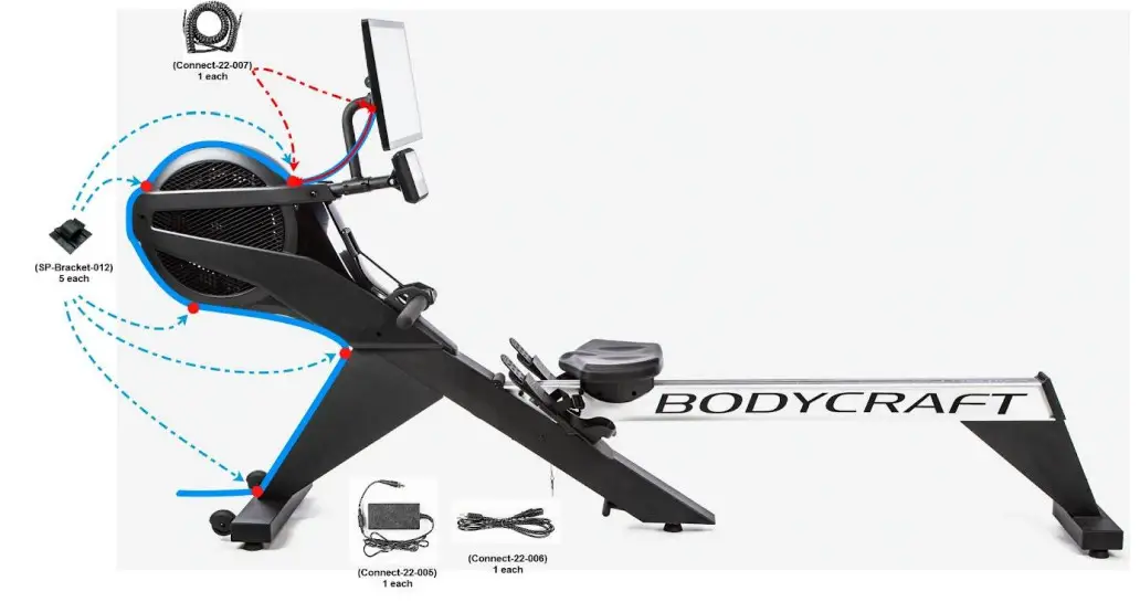 BODYCRAFT VR-Bracket-001-ASM SP-Bracket for Indoor Training Cycles - Figure 7