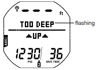 AQUA LUNG i450T Hoseless Air Integrated Wrist Watch Dive Computer w USB - fig 100