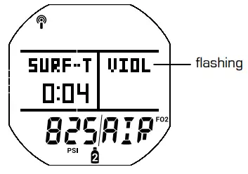 AQUA LUNG i450T Hoseless Air Integrated Wrist Watch Dive Computer w USB - fig 102