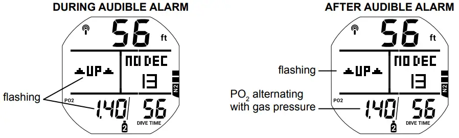 AQUA LUNG i450T Hoseless Air Integrated Wrist Watch Dive Computer w USB - fig 104