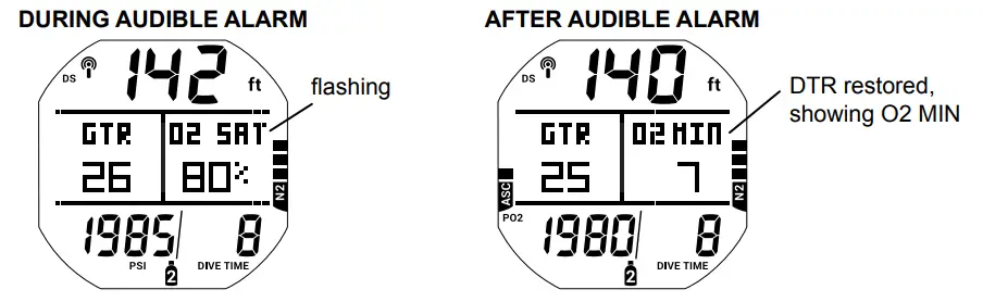 AQUA LUNG i450T Hoseless Air Integrated Wrist Watch Dive Computer w USB - fig 106