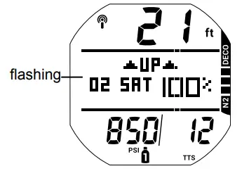 AQUA LUNG i450T Hoseless Air Integrated Wrist Watch Dive Computer w USB - fig 107