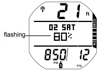 AQUA LUNG i450T Hoseless Air Integrated Wrist Watch Dive Computer w USB - fig 108