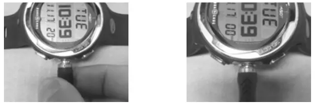 AQUA LUNG i450T Hoseless Air Integrated Wrist Watch Dive Computer w USB - fig 149