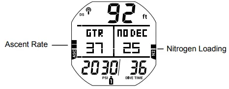 AQUA LUNG i450T Hoseless Air Integrated Wrist Watch Dive Computer w USB - fig 30