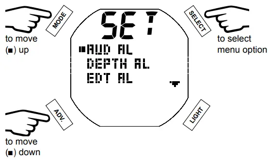 AQUA LUNG i450T Hoseless Air Integrated Wrist Watch Dive Computer w USB - fig 59