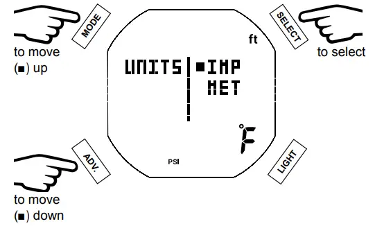 AQUA LUNG i450T Hoseless Air Integrated Wrist Watch Dive Computer w USB - fig 70