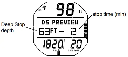 AQUA LUNG i450T Hoseless Air Integrated Wrist Watch Dive Computer w USB - fig 87