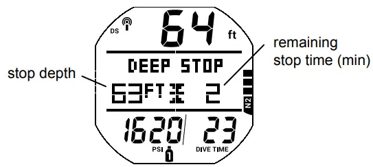 AQUA LUNG i450T Hoseless Air Integrated Wrist Watch Dive Computer w USB - fig 89