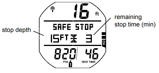 AQUA LUNG i450T Hoseless Air Integrated Wrist Watch Dive Computer w USB - fig 90