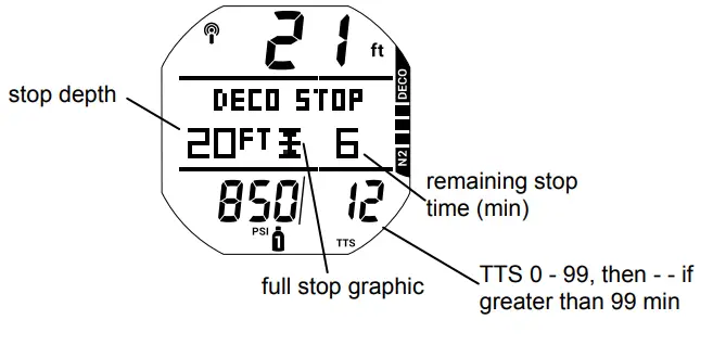 AQUA LUNG i450T Hoseless Air Integrated Wrist Watch Dive Computer w USB - fig 96