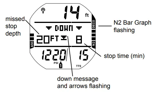 AQUA LUNG i450T Hoseless Air Integrated Wrist Watch Dive Computer w USB - fig 97