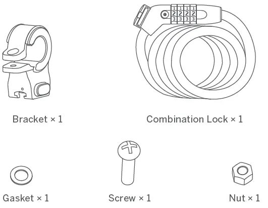 SEGWAY PR0201 Ninebot Password Lock for KickScooters-1