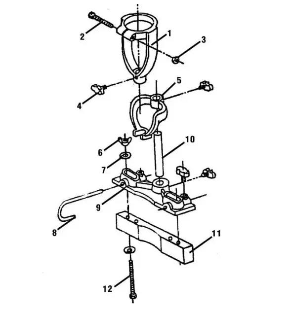 POWER FIST 9027939 Drill Press Mortising Attachment - Figure 1