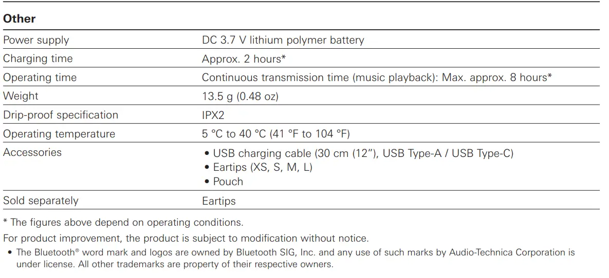 Audio-Technica ATH-CKR300BTBL Wireless Headphones-17