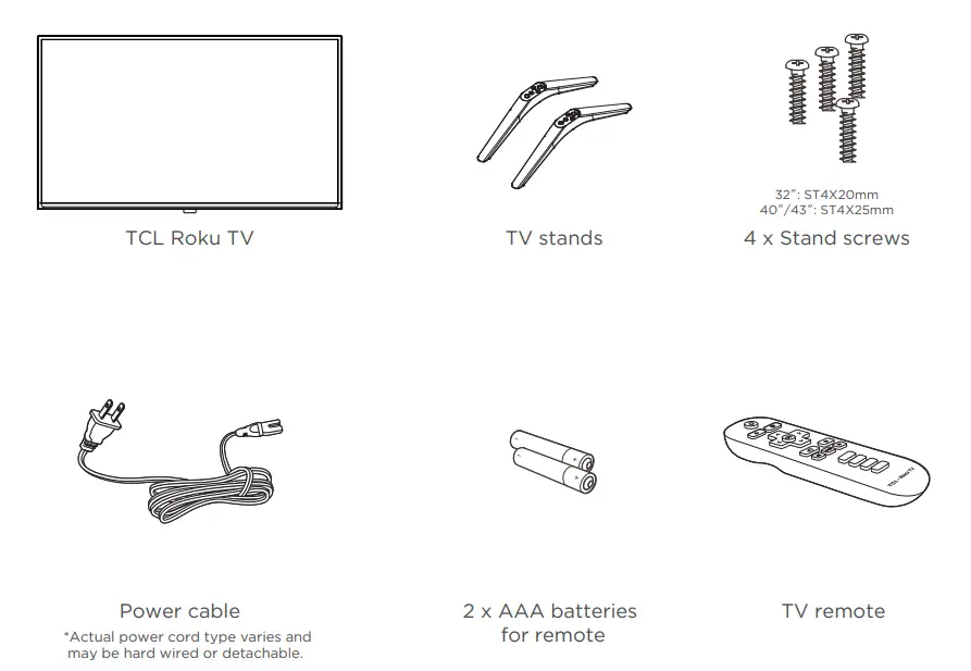 TCL S331 32 Inch Class HD LED Smart Roku TV User Guide 4