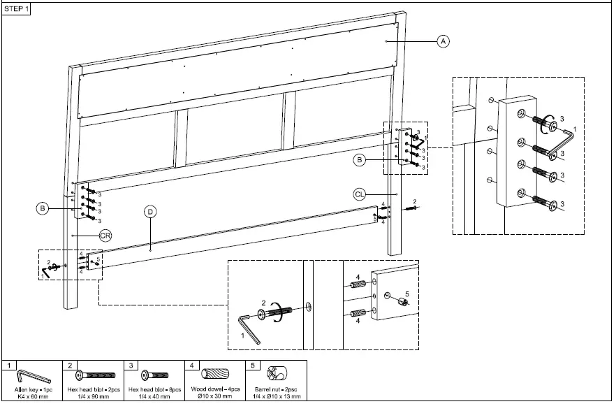 GODEER-WF291491AAP-Brown-Wood-Frame-King-Bed-04