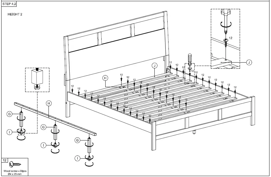 GODEER-WF291491AAP-Brown-Wood-Frame-King-Bed-08