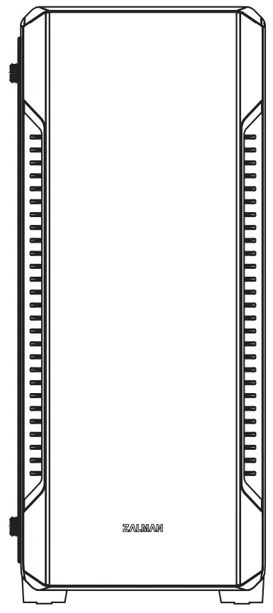 ZALMAN S3 ATX Mid Tower Gaming Case -