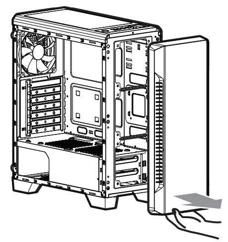ZALMAN S3 ATX Mid Tower Gaming Case - fig 11