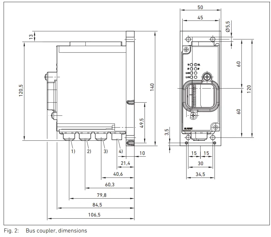AVENTICS R412013605 Bus Coupler with Link Structure DDL - Figure 2