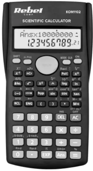 Rebel KOM1102 Scientific Calculator