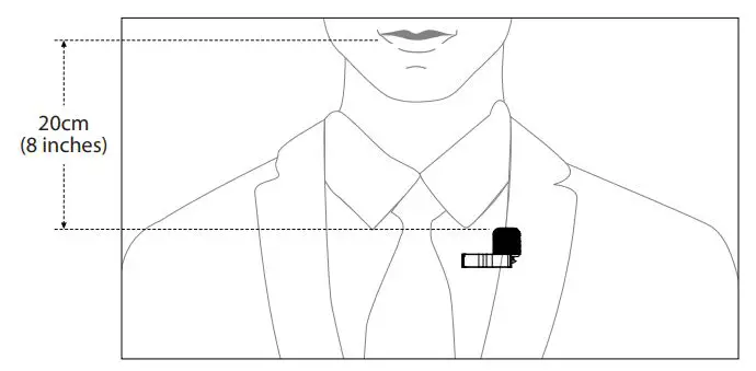 BOYA BY-M3D Digital Dual Lavalier Microphones - recording inside